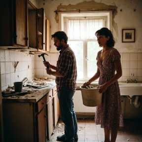 זוג שיפץ מטבח ישן בביתם, ואז משהו מפתיע קרה